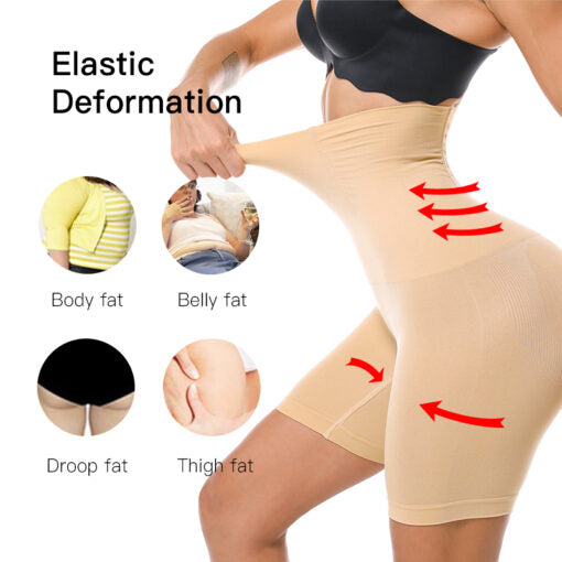 Women's High Waist Heavy-Shapewear | Tummy Control Tucker | Women’s Half Body Shaper, Waist Shape Wear | Women Waist, Thigh, hips and Belly Slimmer Shape Wear