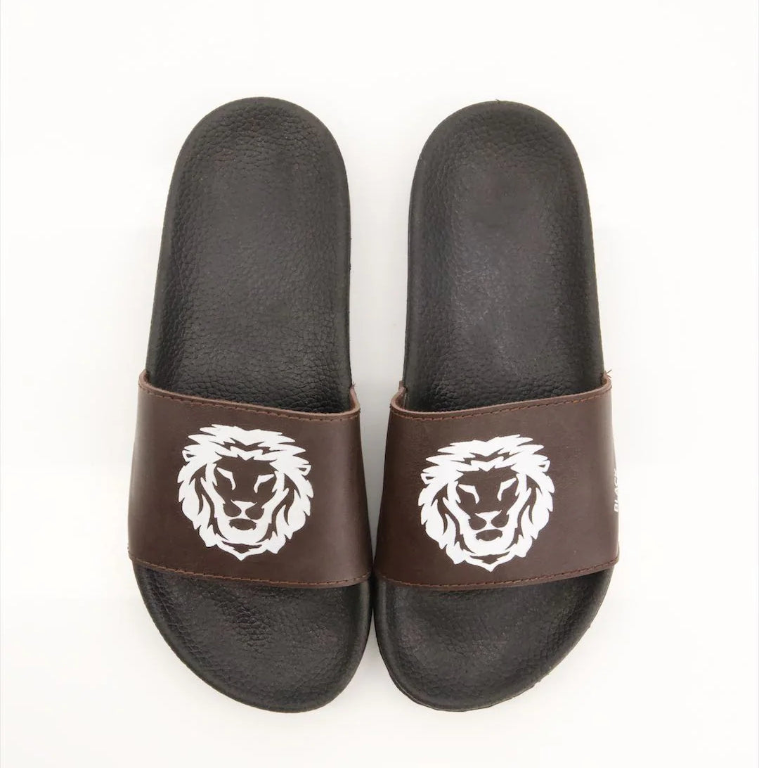 Comfortable Lion Printed Slippers Flip Flop for New Sole Slide 1403-lion for boys & Mens
