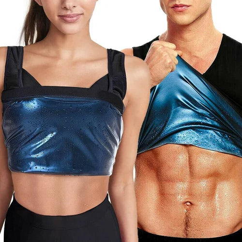 Women Sweat Shaper Weight Loss Fat Burning Trainer Slimming Tummy Control Reducing Shapewear Workout Fat Burner (black )