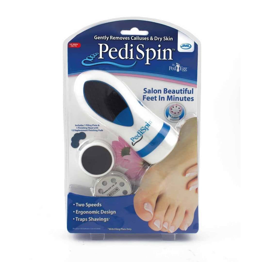 pedi spin High precision electric callus and foot hardness file polishing and vacuuming dead skin from any area of the foot(cell operated)