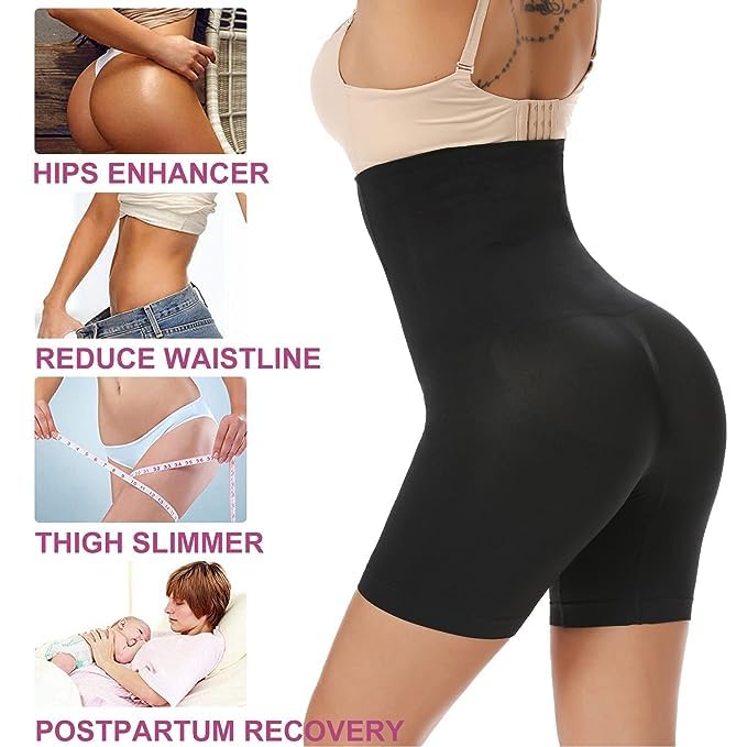 Women's High Waist Heavy-Shapewear | Tummy Control Tucker | Women’s Half Body Shaper, Waist Shape Wear | Women Waist, Thigh, hips and Belly Slimmer Shape Wear