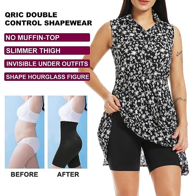 Women's High Waist Heavy-Shapewear | Tummy Control Tucker | Women’s Half Body Shaper, Waist Shape Wear | Women Waist, Thigh, hips and Belly Slimmer Shape Wear