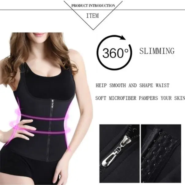 Adjustable Hook Waist Slimming Belt Body Shaper Belly Tummy Abdomen Control Burn Fat