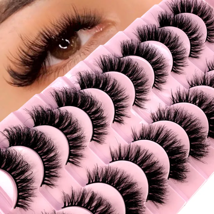 M38 3D False Eyelashes Fake Eyelashes Dramatic Messy Mink for girls & women