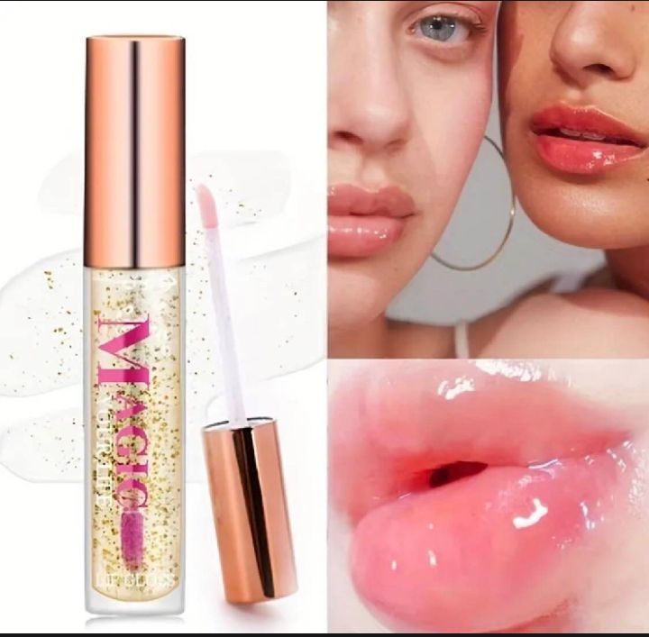 Magic Glossy Lip Oil | Color Changing Lip Gloss | Personalized Tint | Deep Hydration | Non-Sticky Shine | Lip Oil, Liquid Glossy Finish