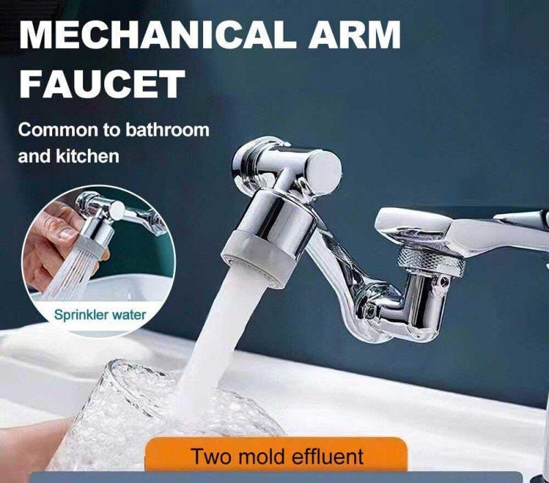 Rotation Faucet Sprayer Head Universal 1080°Rotatable Bathroom Washbasin Tap Splash Filter Water Saving Bubbler Nozzle