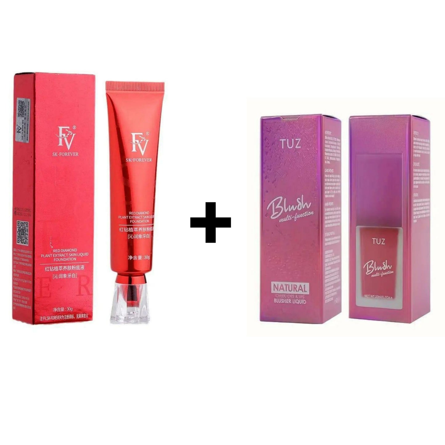 2 in 1 FV Foundation & TUZ Blush Deal
