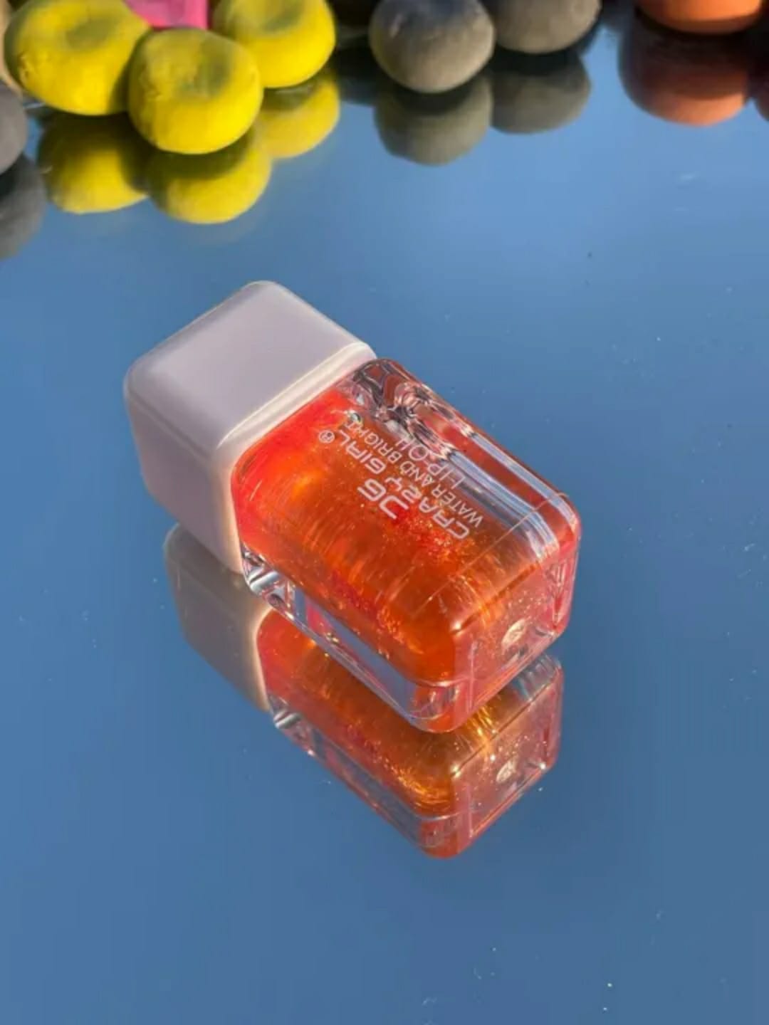Colour Changing Tinted Lip Oil, vitamins E Lip Oil beautiful color for girls (random color)