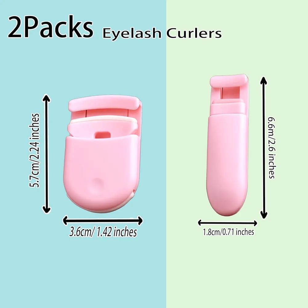 2-in-1 Eyelash Curler for All Eye Shapes – Professional Lash Curler for Natural Lift & Curl