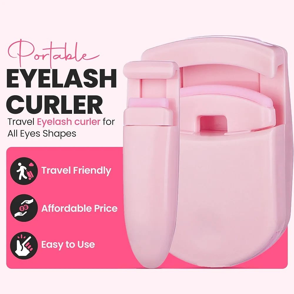 2-in-1 Eyelash Curler for All Eye Shapes – Professional Lash Curler for Natural Lift & Curl