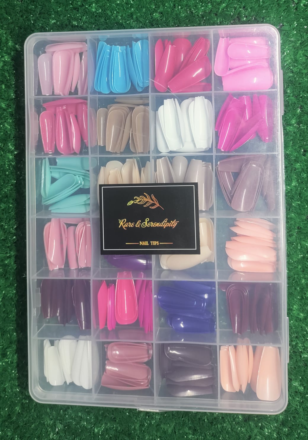 Reusable Fake Nails with Box – Beautiful Variety of Colors | Best Fake Nails For Girls ( Random Color Nails)