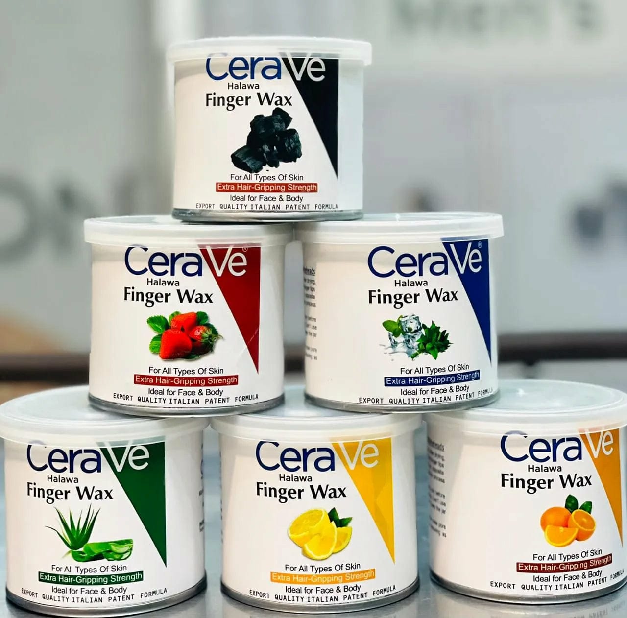 1 Piece CeraVe Halawa Finger Wax | Formulated With Nourishing Ingredients | Ideal for Face & Body 170g