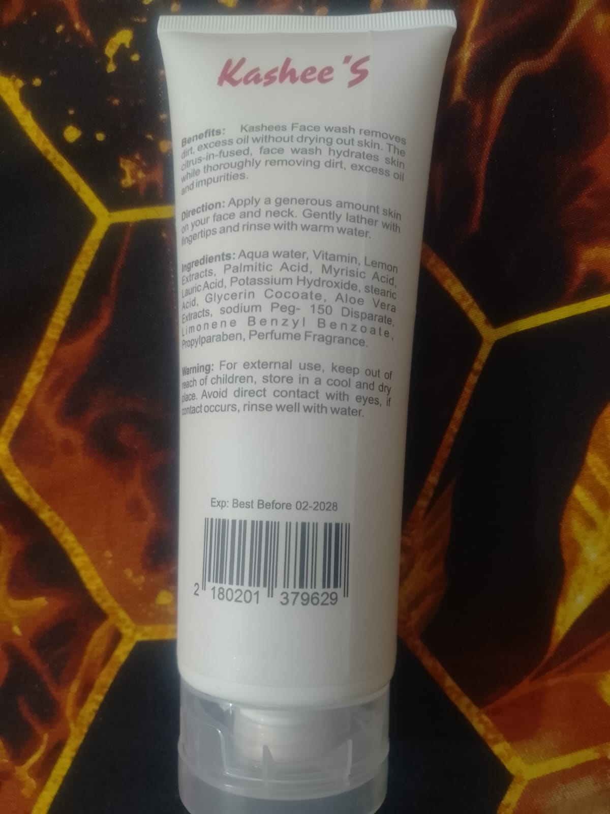 Kashee's Hydrating Mineral Face Wash – Whitening & Brightening Formula - 200ml