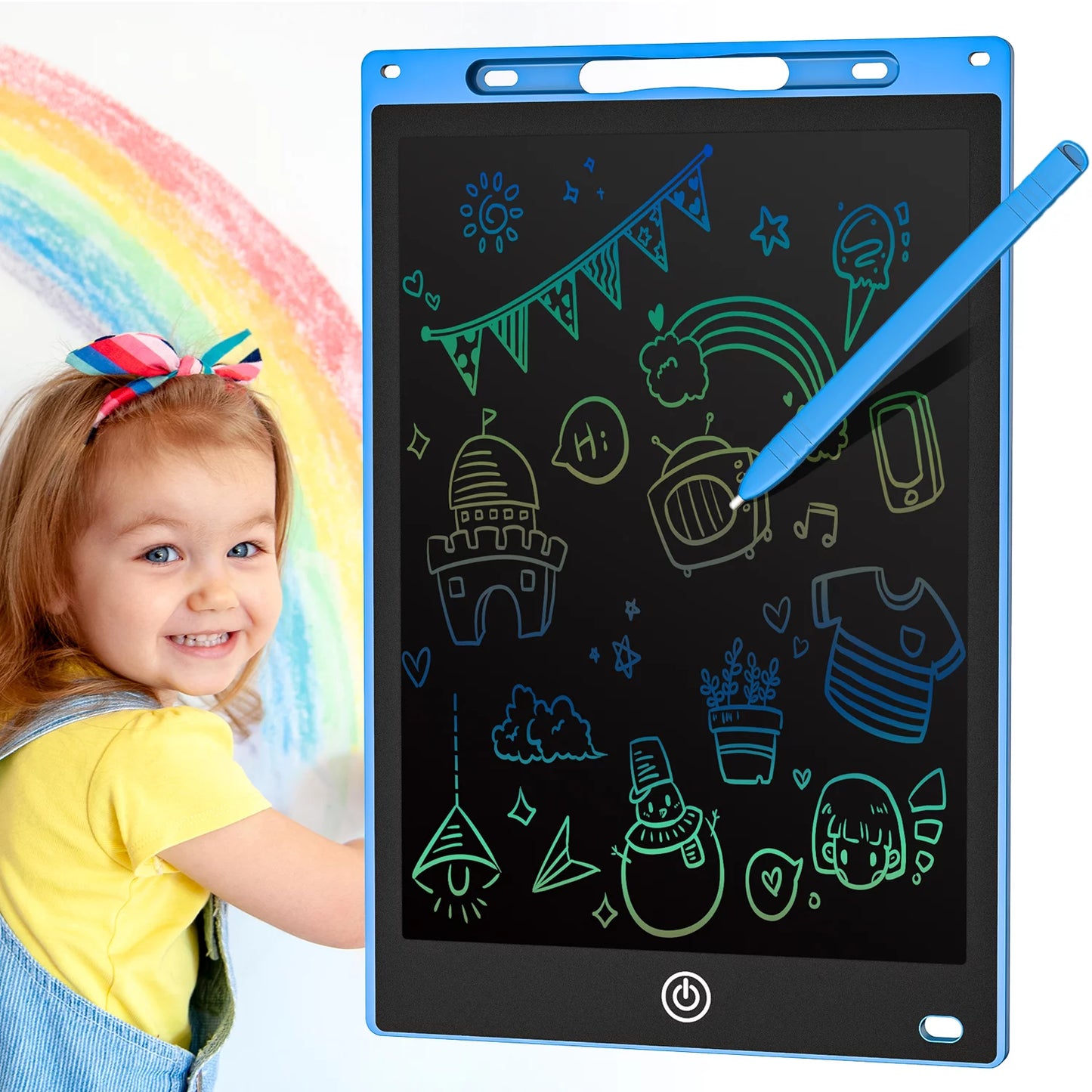 LCD Writing Tablet 10.5" Inch Multicolor Electronic Graphics Tablet Writing Board LCD Writing Pad Drawing Tablet Handwriting Paperless Notepad Graphic Board for Kids