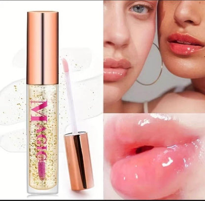 Magic Glossy Lip Oil | Color Changing Lip Gloss | Personalized Tint | Deep Hydration | Non-Sticky Shine | Lip Oil, Liquid Glossy Finish