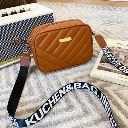 Leather Square Shoulder Bag | PU Leather Shoulder Bag for women, girls | Fashion Women's Shoulder Bag