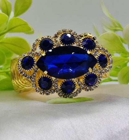 Imported Exquisite Oval Crystal Adjustable Bracelet - Imported Luxury Jewelry | Adjustable Bracelet – Best Quality Artificial Bracelet For Girls &amp; Women | Bracelet For Every Occasion