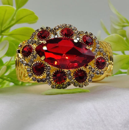 Imported Exquisite Oval Crystal Adjustable Bracelet - Imported Luxury Jewelry | Adjustable Bracelet – Best Quality Artificial Bracelet For Girls &amp; Women | Bracelet For Every Occasion