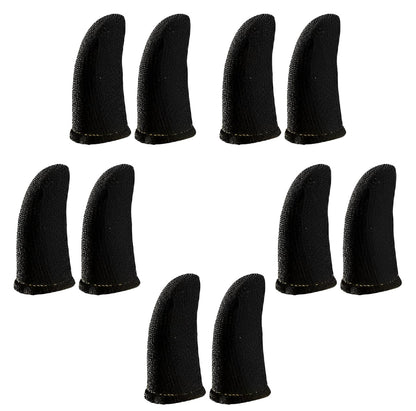 Premium Gaming Finger Sleeves Bundle -  Breathable, Anti-Sweat, Touch Screen-Friendly Thumb Gloves for PUBG &amp; Mobile Gaming