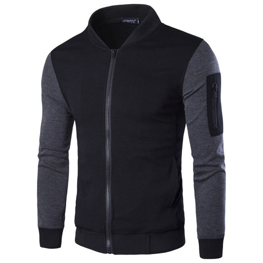 Grey Sleeve Style Full Jacket - Elevate Your Style with Our Dashing Full Bazo Jacket: Fashionable, Trendy, Premium Quality, and Finely Stitched