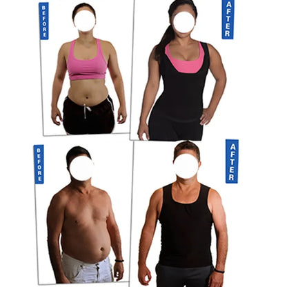 Men Sweat Shaper  Polymer Vest- Instantly Shapes And Slims