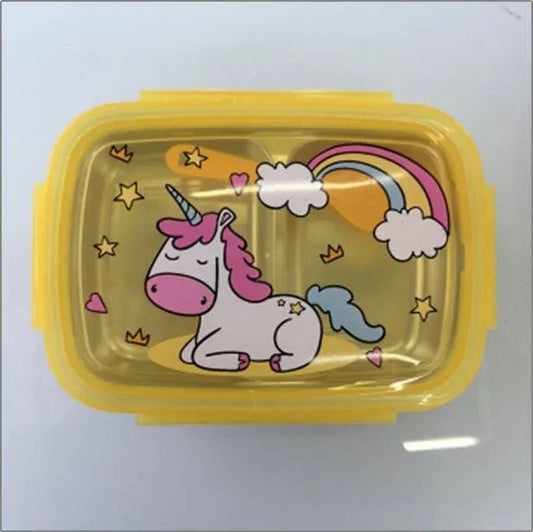Unicorn Theme Insulated Lunch Box for Kids – Cute &amp; Colorful Bento-Style Lunch Bag with Zipper Closure – Durable, Leakproof, and Easy to Clean – Ideal for School, Picnic, Travel &amp; Gifting - Random Color